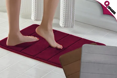From QR29, Step Softly with a Foam Floor Mat - Choose from Three Classic Colors! (Up to QR98 Value)